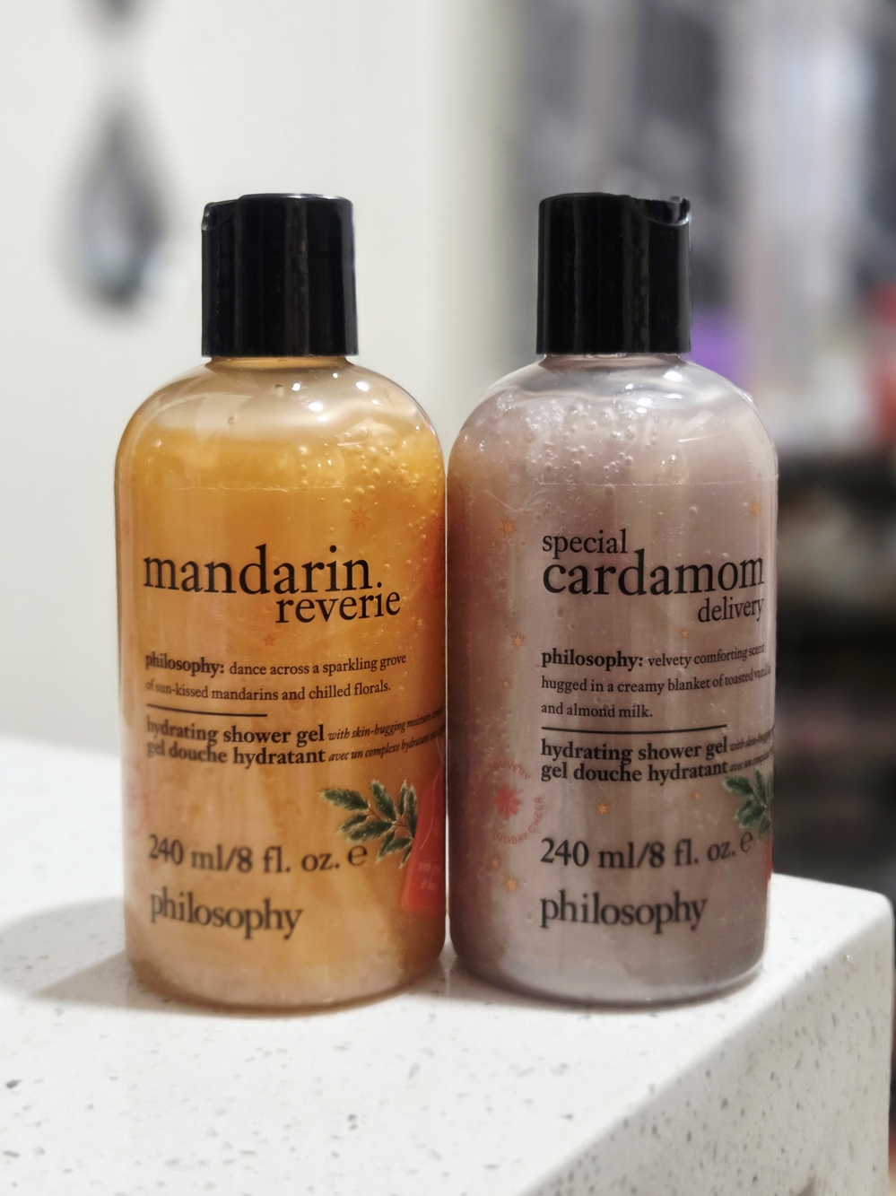 Philosophy Mandarin Reverie & Cardamom Delivery Hydrating Shower Gel~ 240ml Each